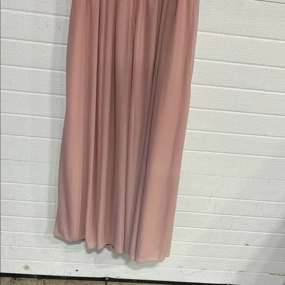Sleeveless Chiffon Maxi Dress in Dusty Rose - Picture 3 of 4